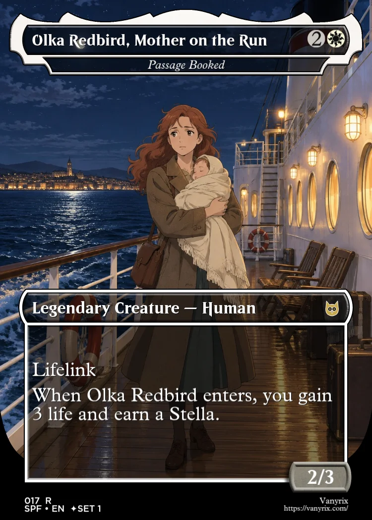 Olka Redbird, Mother on the Run