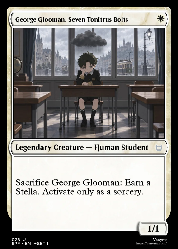 George Glooman, Seven Tonitrus Bolts