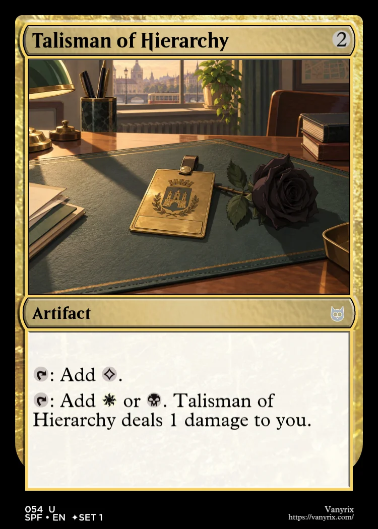 Talisman of Hierarchy