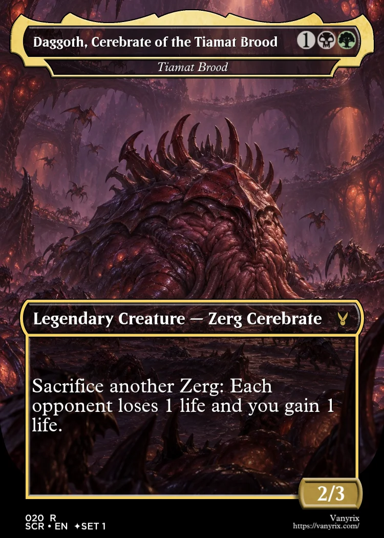 Daggoth, Cerebrate of the Tiamat Brood