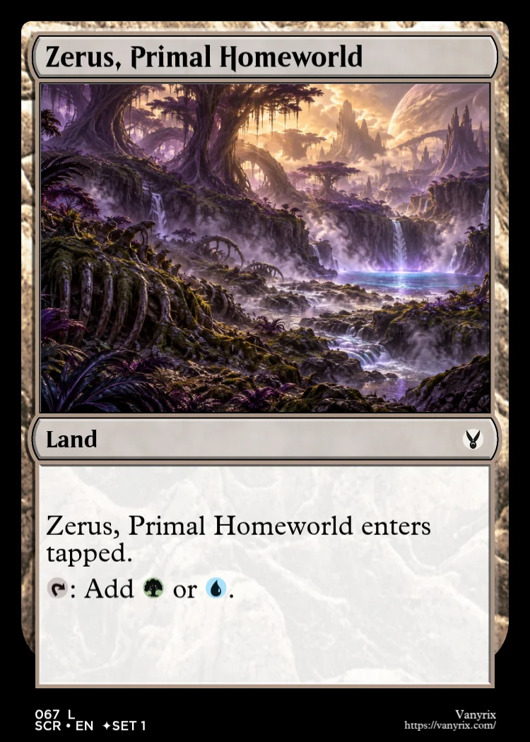 Zerus, Primal Homeworld