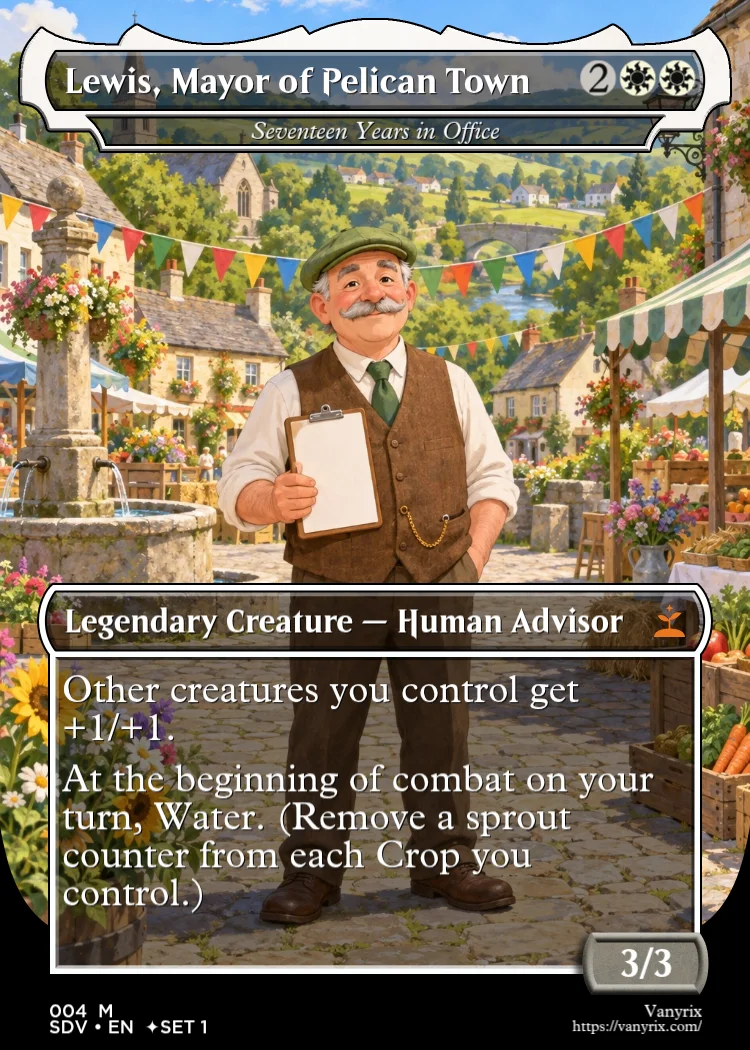 Lewis, Mayor of Pelican Town