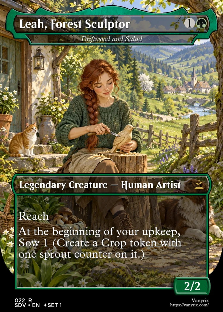 Leah, Forest Sculptor