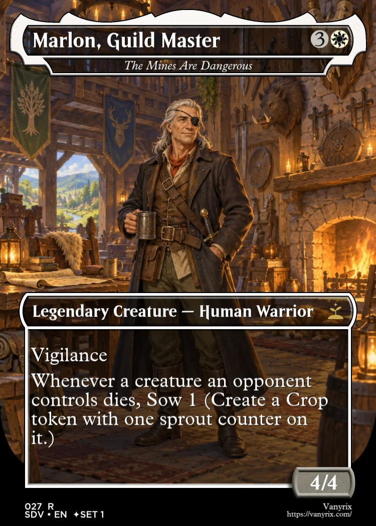 Marlon, Guild Master