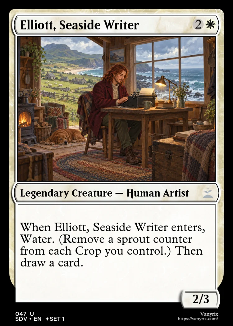 Elliott, Seaside Writer
