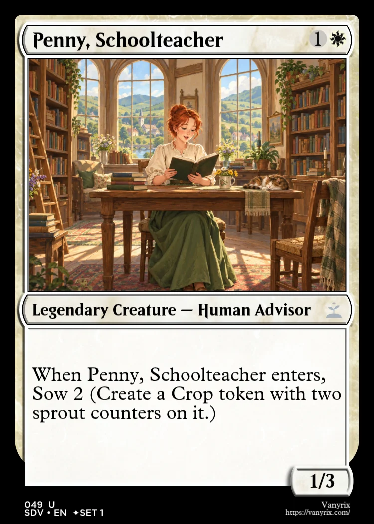 Penny, Schoolteacher