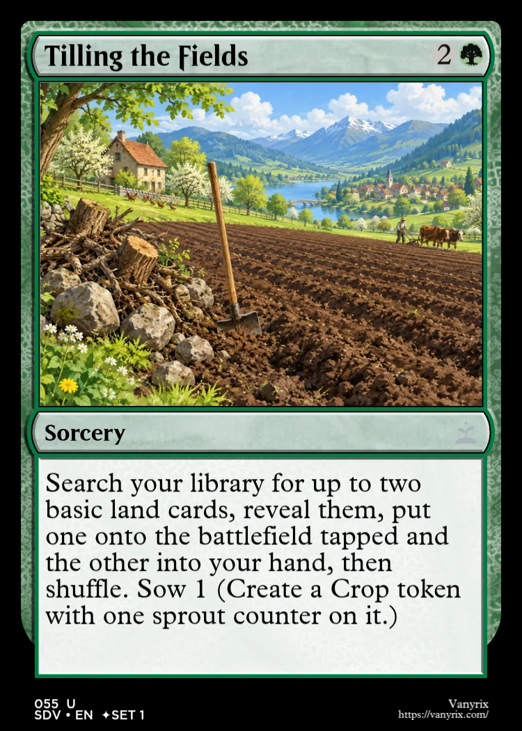 Tilling the Fields
