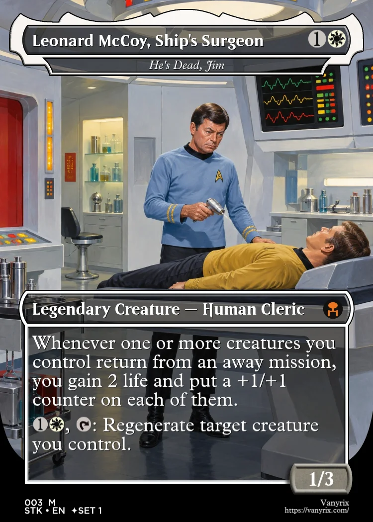 Leonard McCoy, Ship's Surgeon