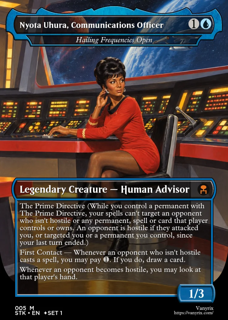 Nyota Uhura, Communications Officer
