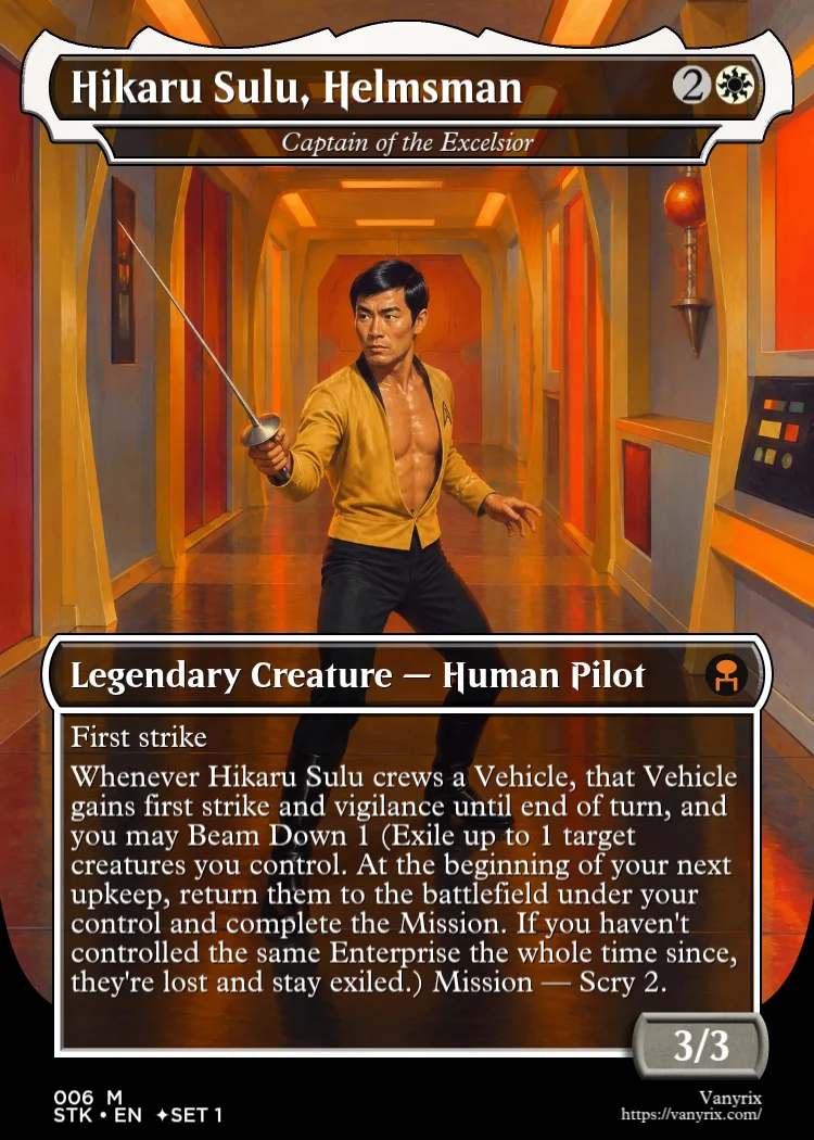 Hikaru Sulu, Helmsman