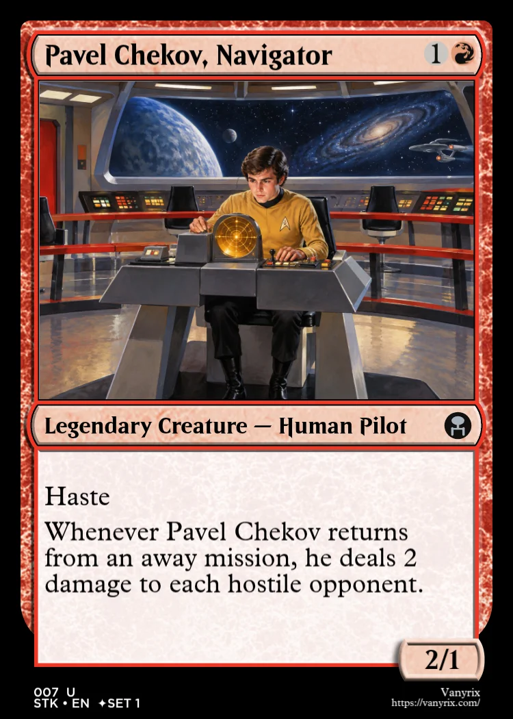 Pavel Chekov, Navigator