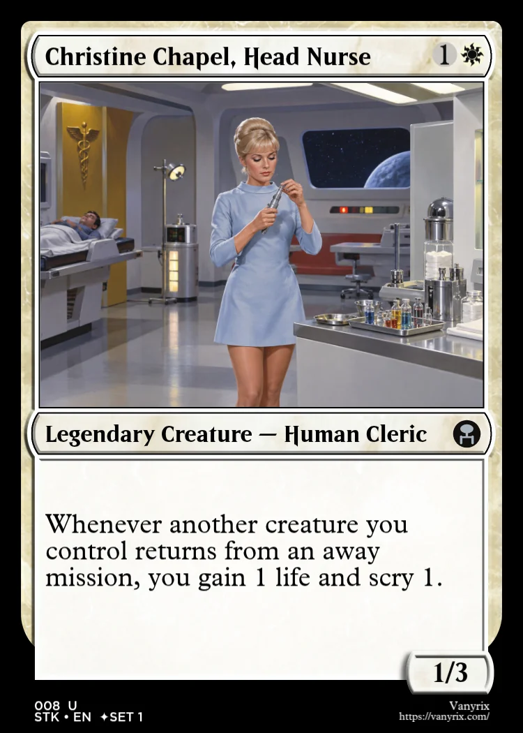 Christine Chapel, Head Nurse
