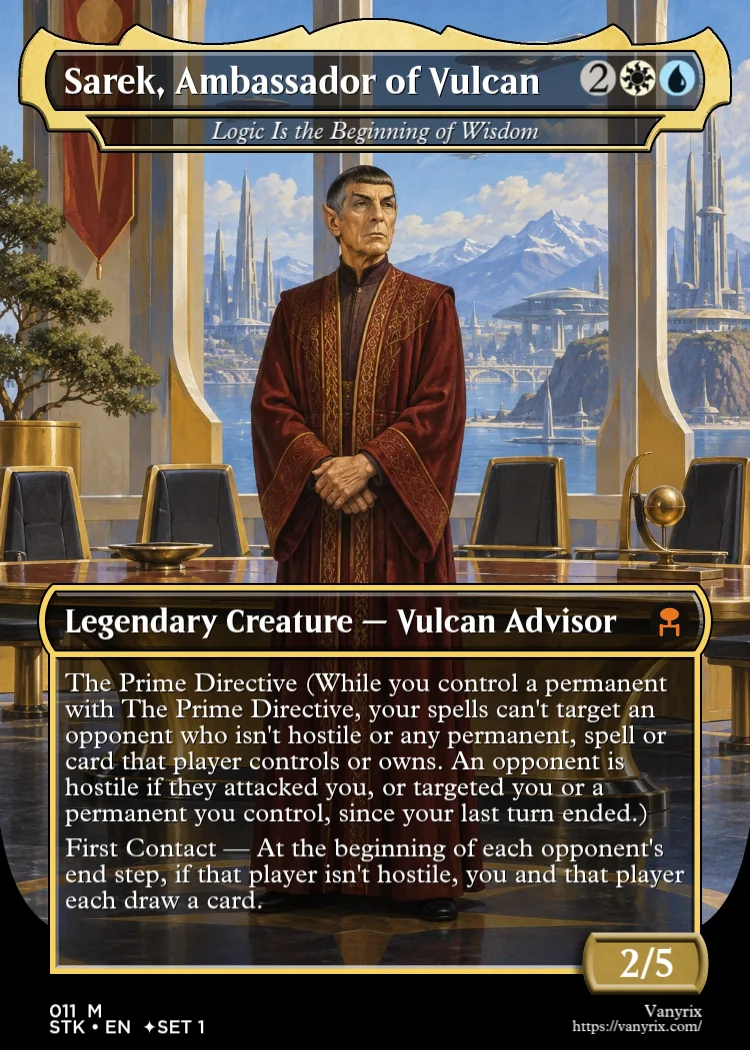 Sarek, Ambassador of Vulcan