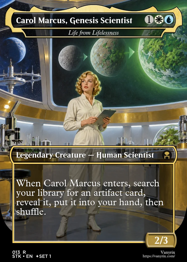 Carol Marcus, Genesis Scientist