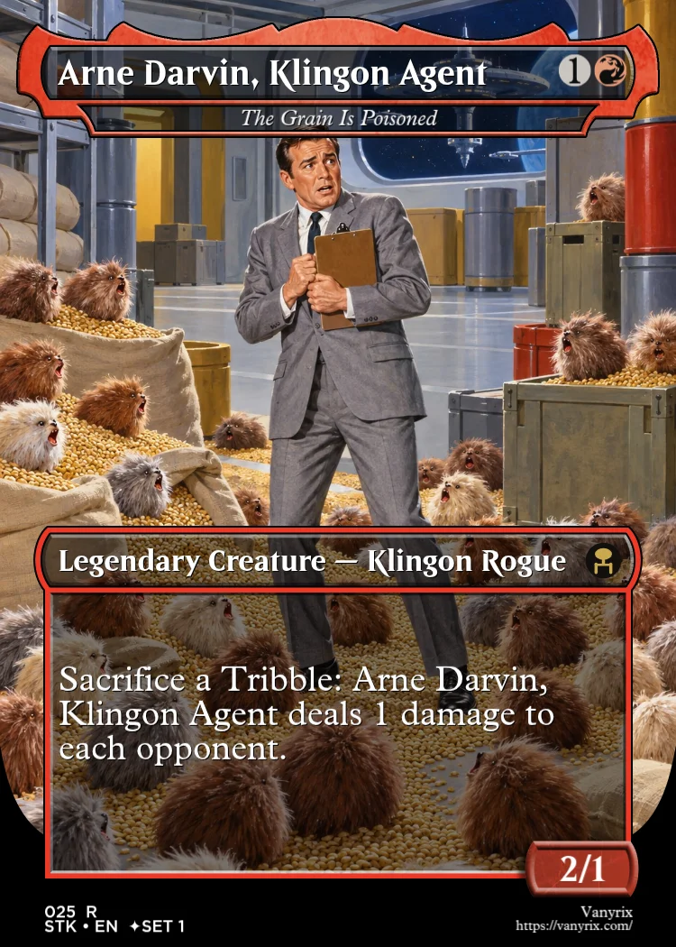 Arne Darvin, Klingon Agent