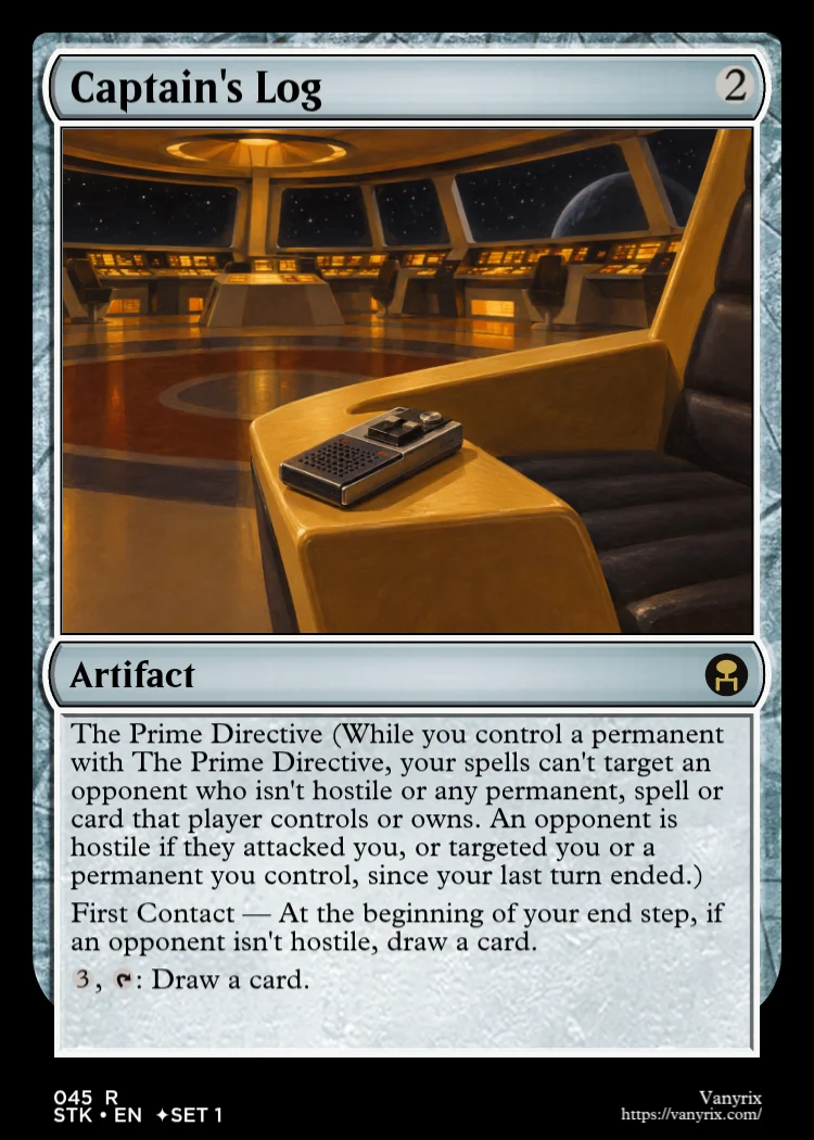 Captain's Log