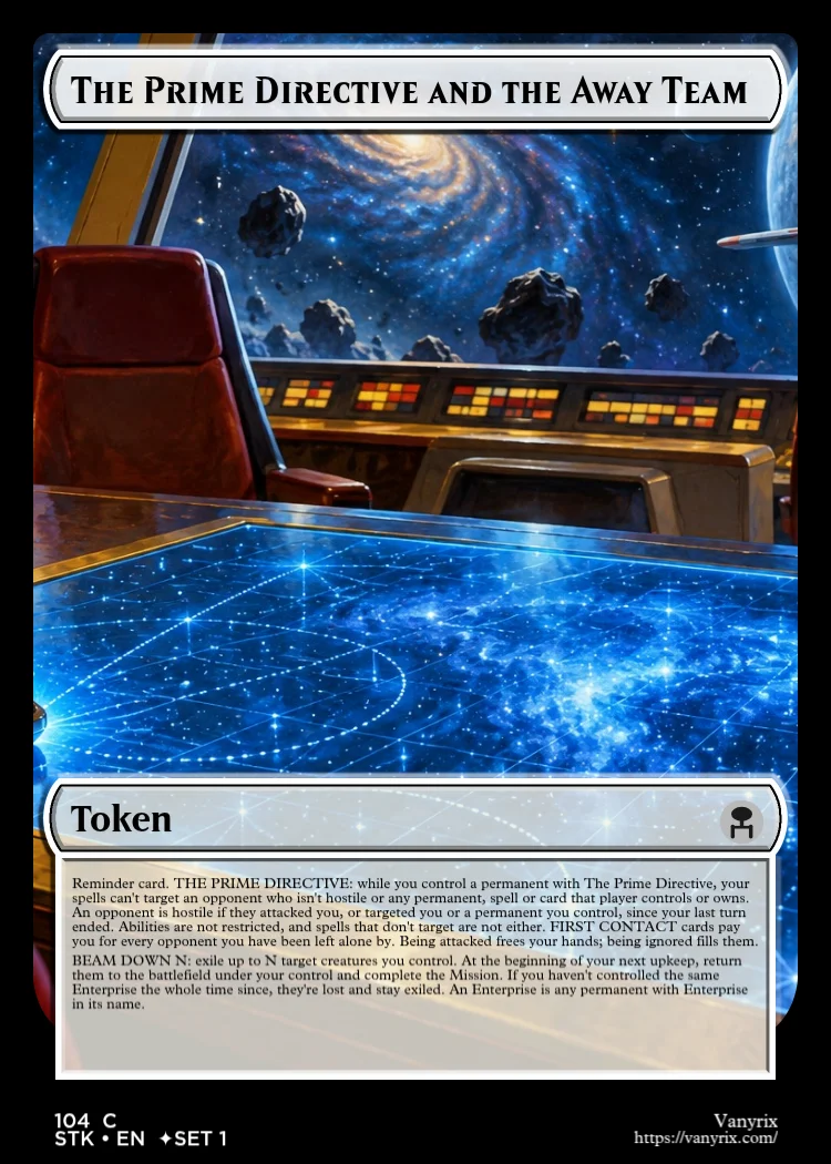 The Prime Directive and the Away Team