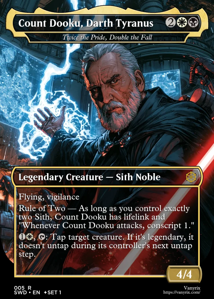 Count Dooku, Darth Tyranus