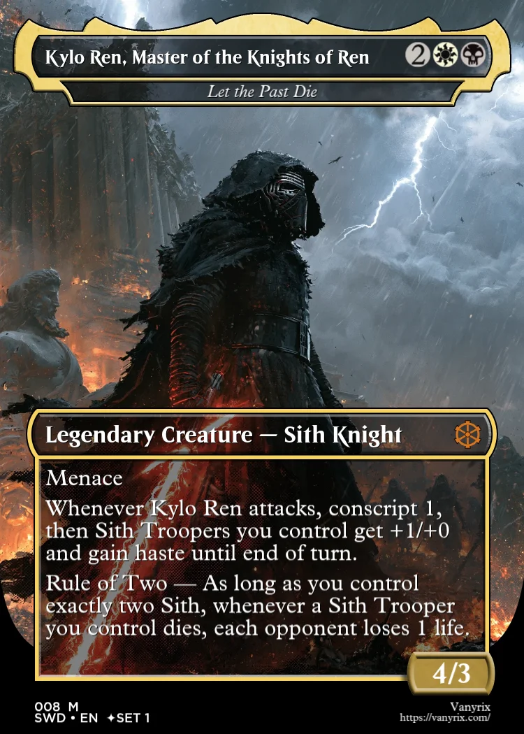 Kylo Ren, Master of the Knights of Ren