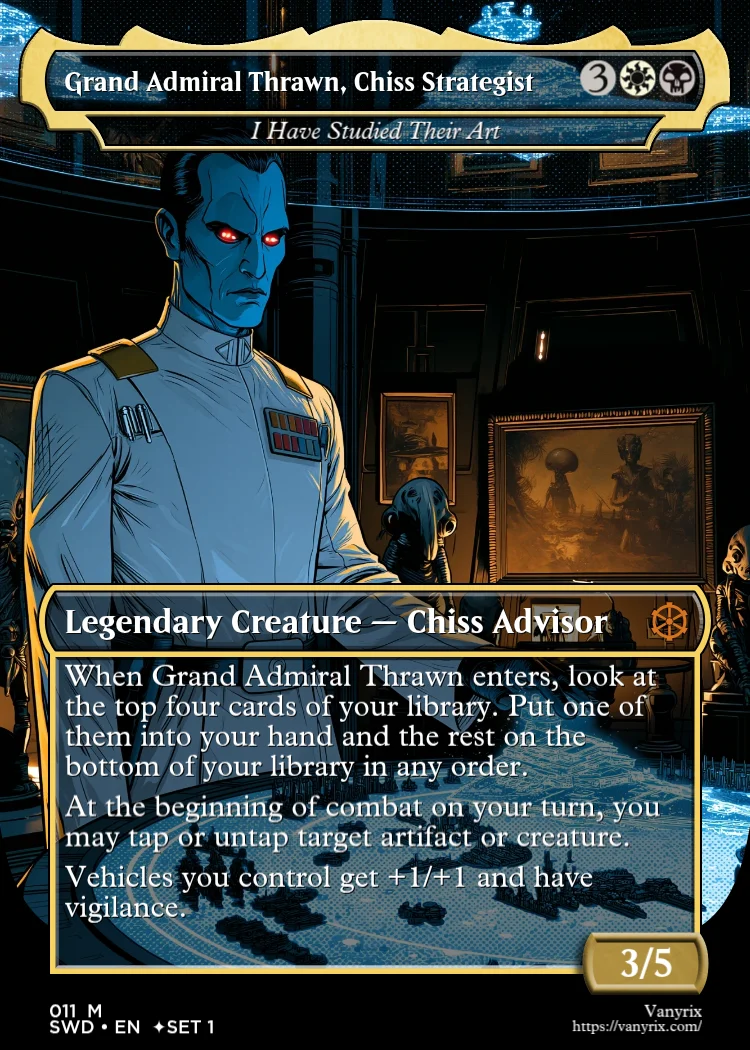 Grand Admiral Thrawn, Chiss Strategist