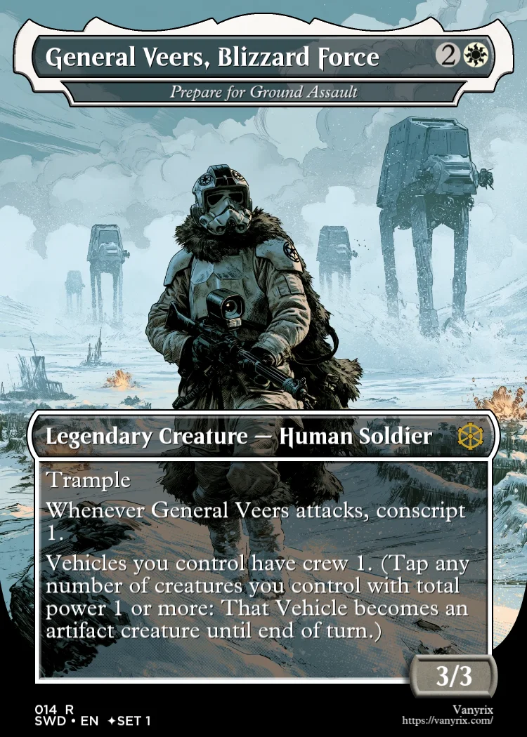 General Veers, Blizzard Force