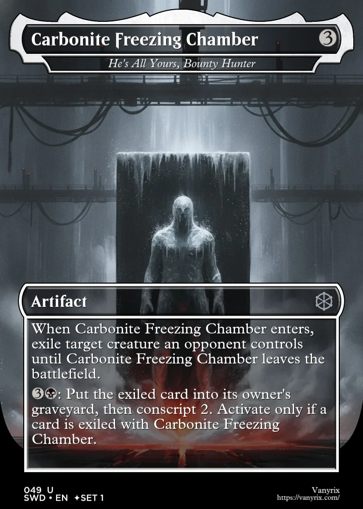Carbonite Freezing Chamber