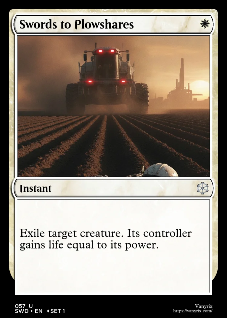 Swords to Plowshares