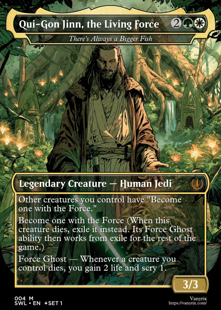 Qui-Gon Jinn, the Living Force