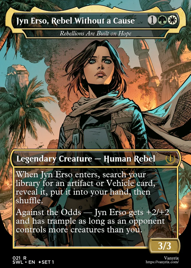 Jyn Erso, Rebel Without a Cause