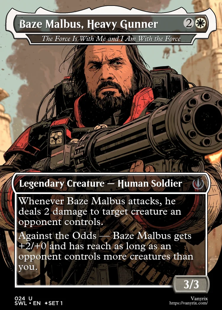 Baze Malbus, Heavy Gunner