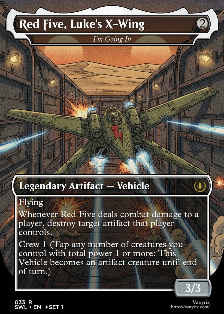 Red Five, Luke's X-Wing