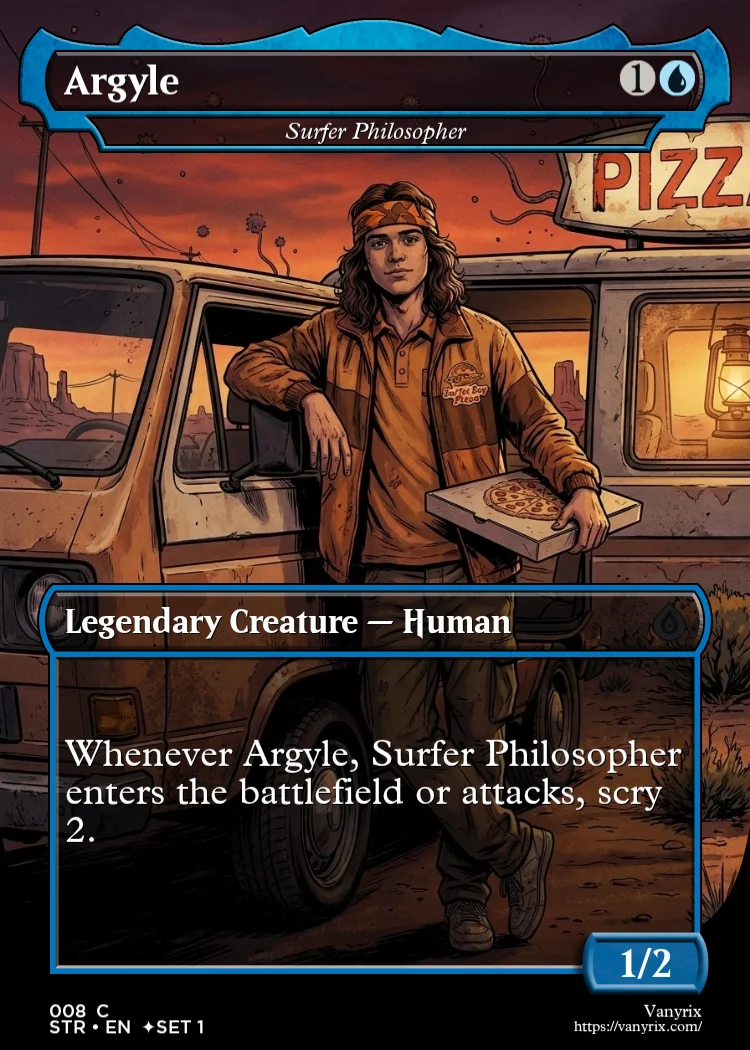 Argyle, Surfer Philosopher