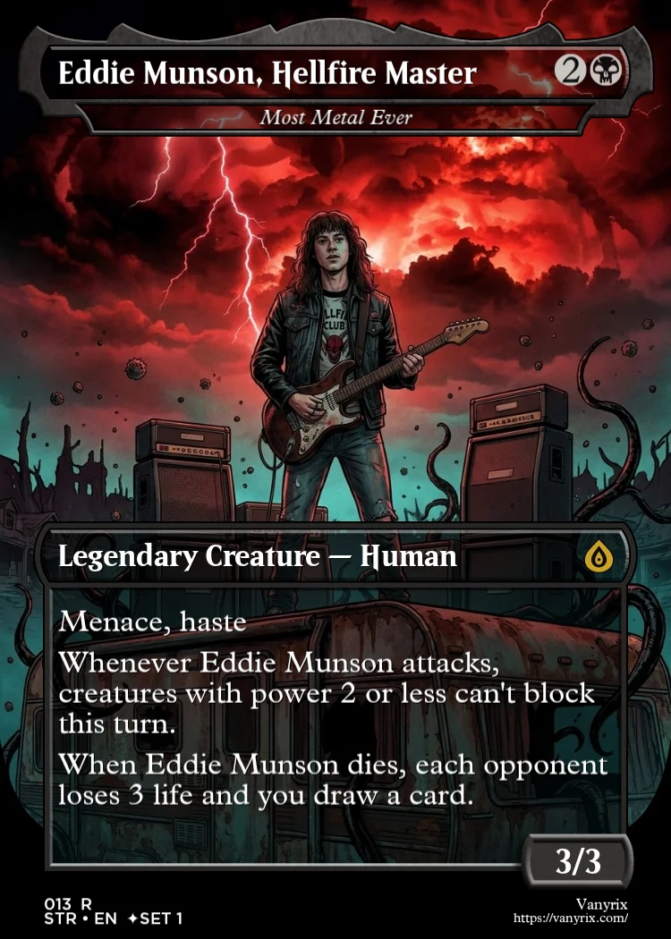 Eddie Munson, Hellfire Master