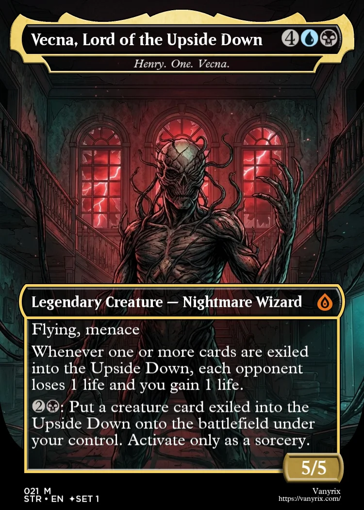 Vecna, Lord of the Upside Down