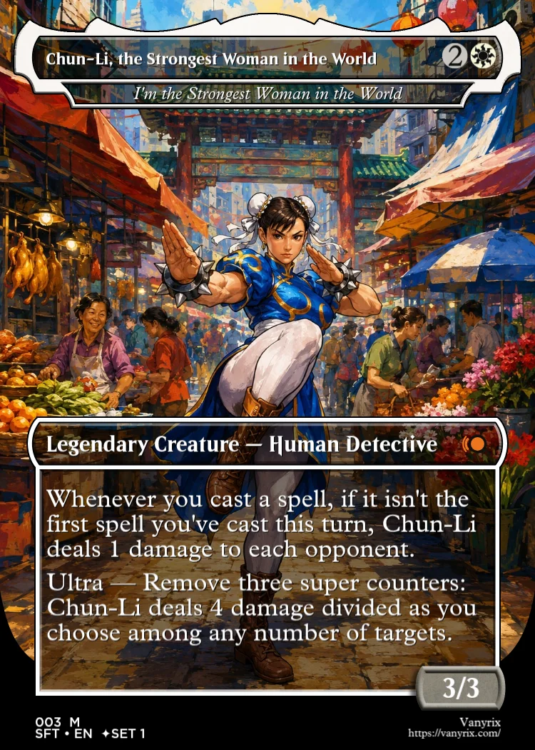 Chun-Li, the Strongest Woman in the World