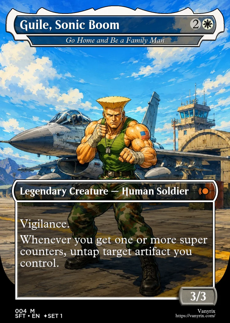 Guile, Sonic Boom