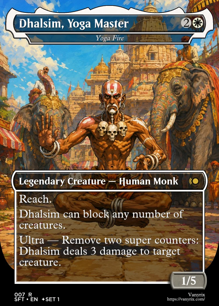 Dhalsim, Yoga Master