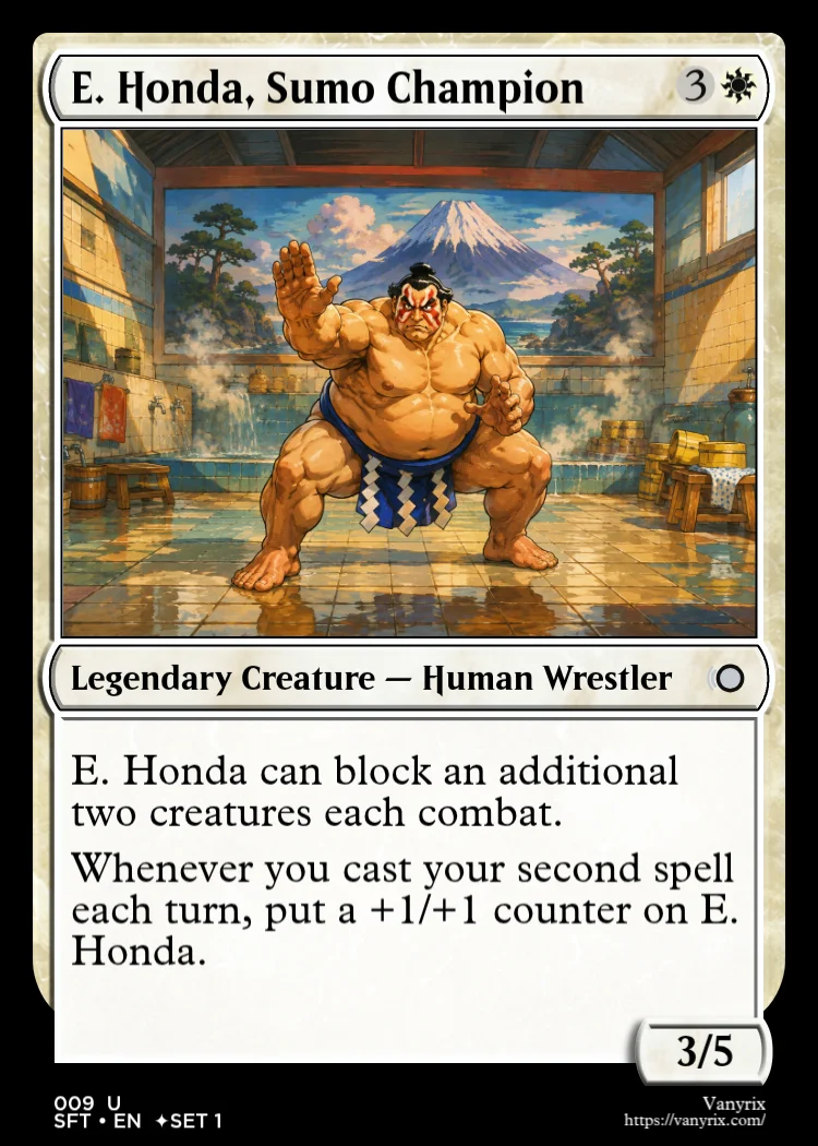 E. Honda, Sumo Champion