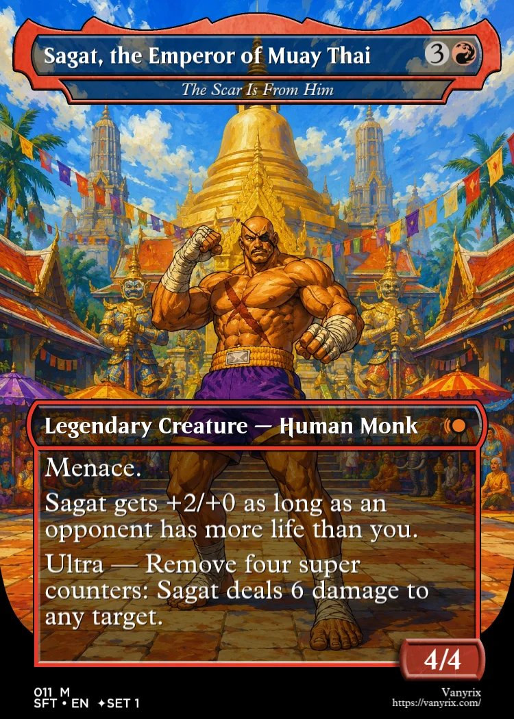 Sagat, the Emperor of Muay Thai