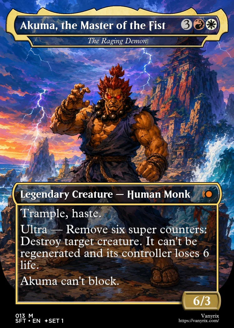 Akuma, the Master of the Fist