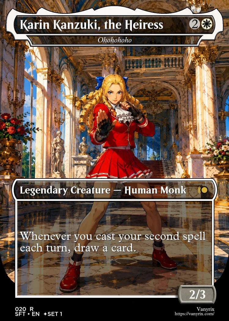 Karin Kanzuki, the Heiress