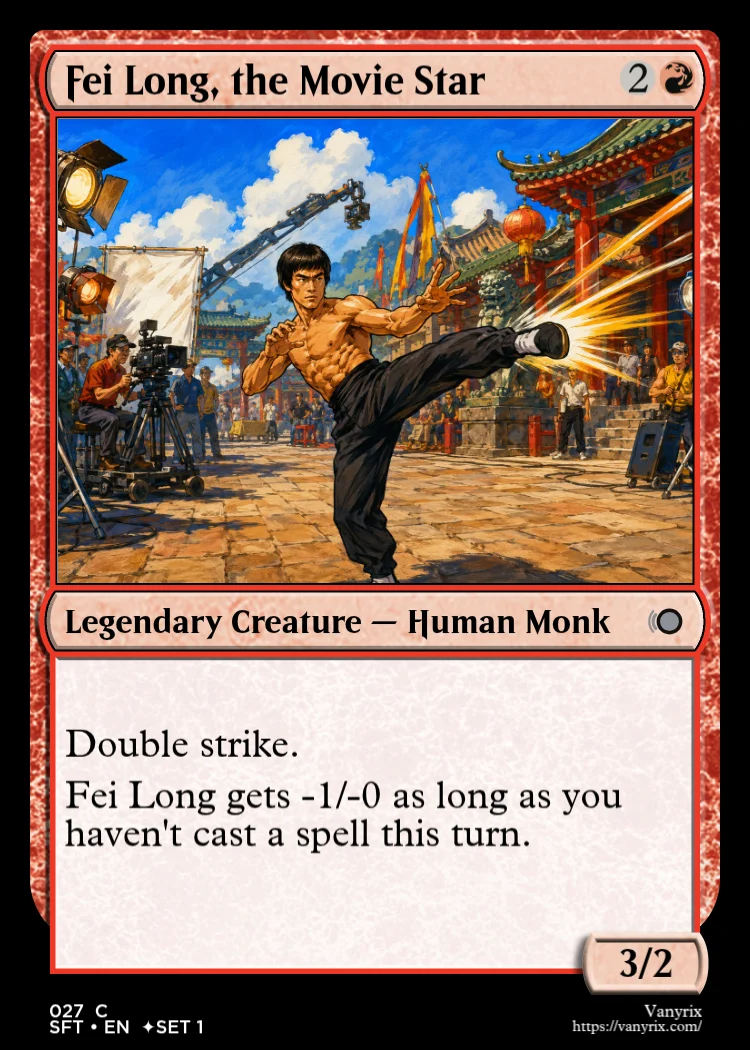 Fei Long, the Movie Star