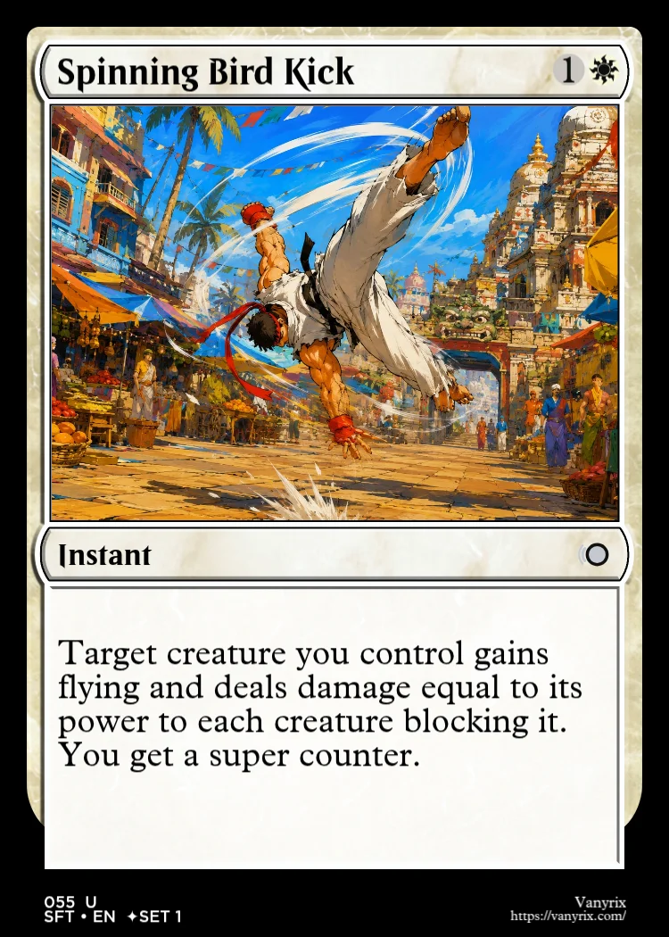 Spinning Bird Kick