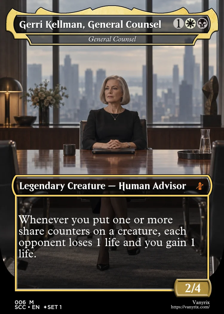Gerri Kellman, General Counsel