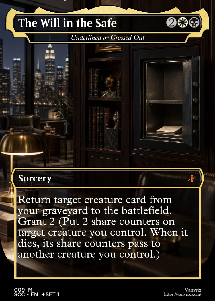 The Will in the Safe