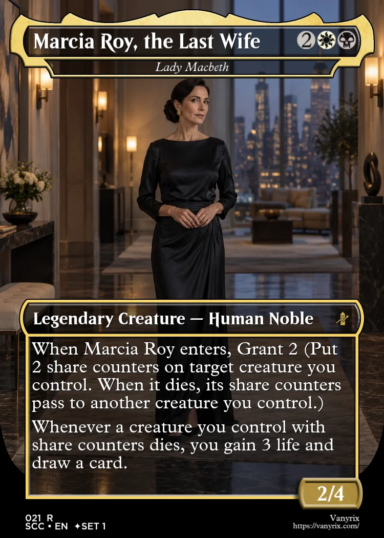 Marcia Roy, the Last Wife
