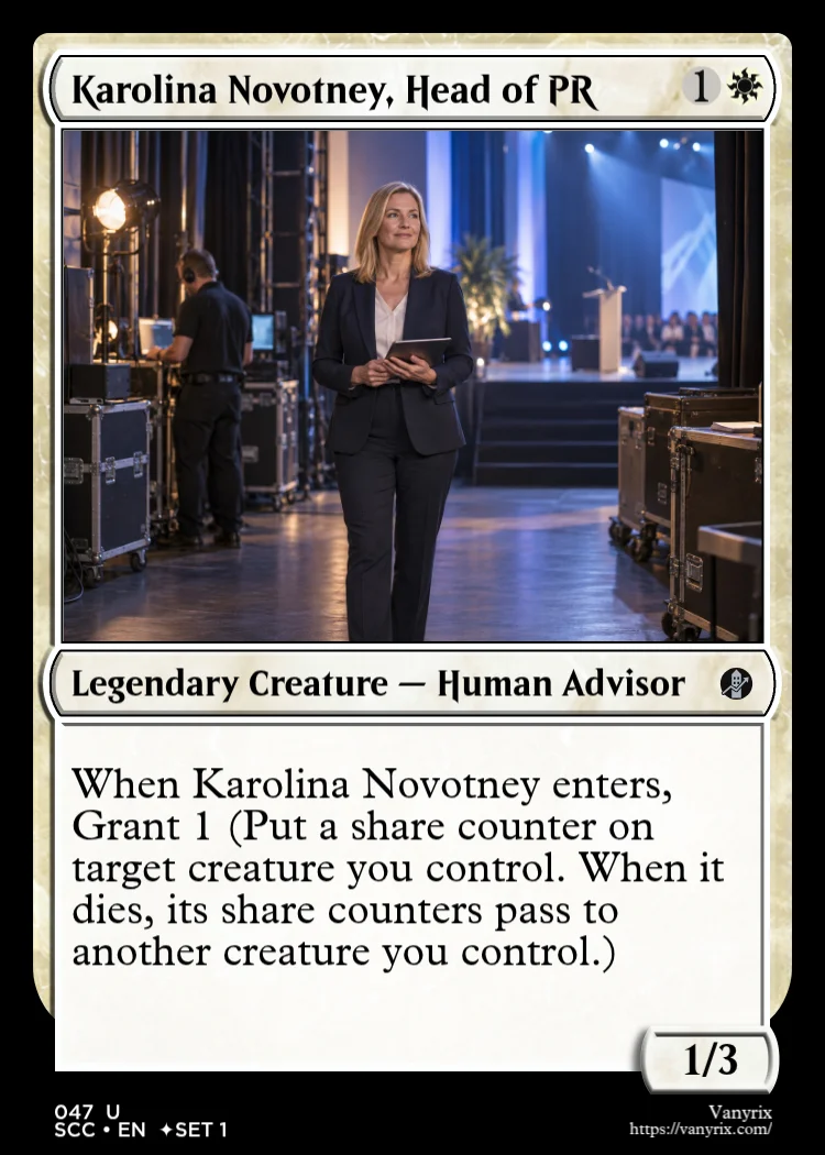 Karolina Novotney, Head of PR