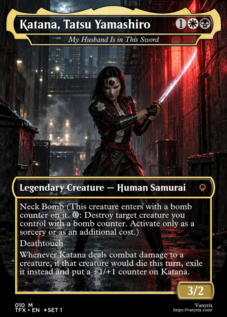 Katana, Tatsu Yamashiro