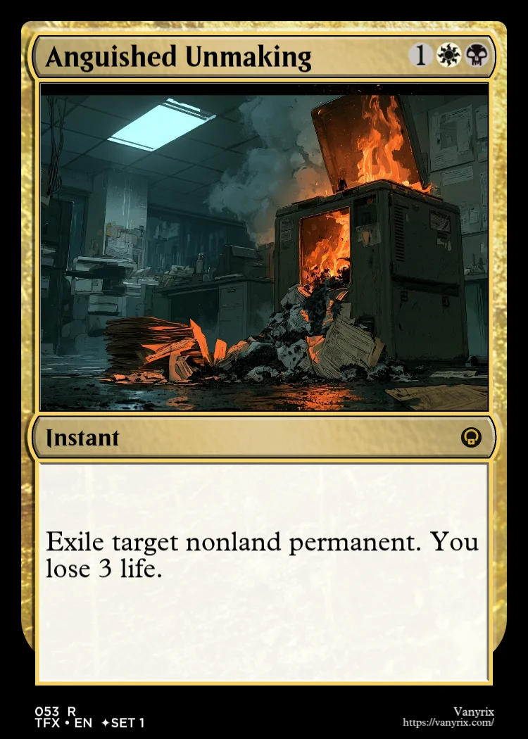 Anguished Unmaking