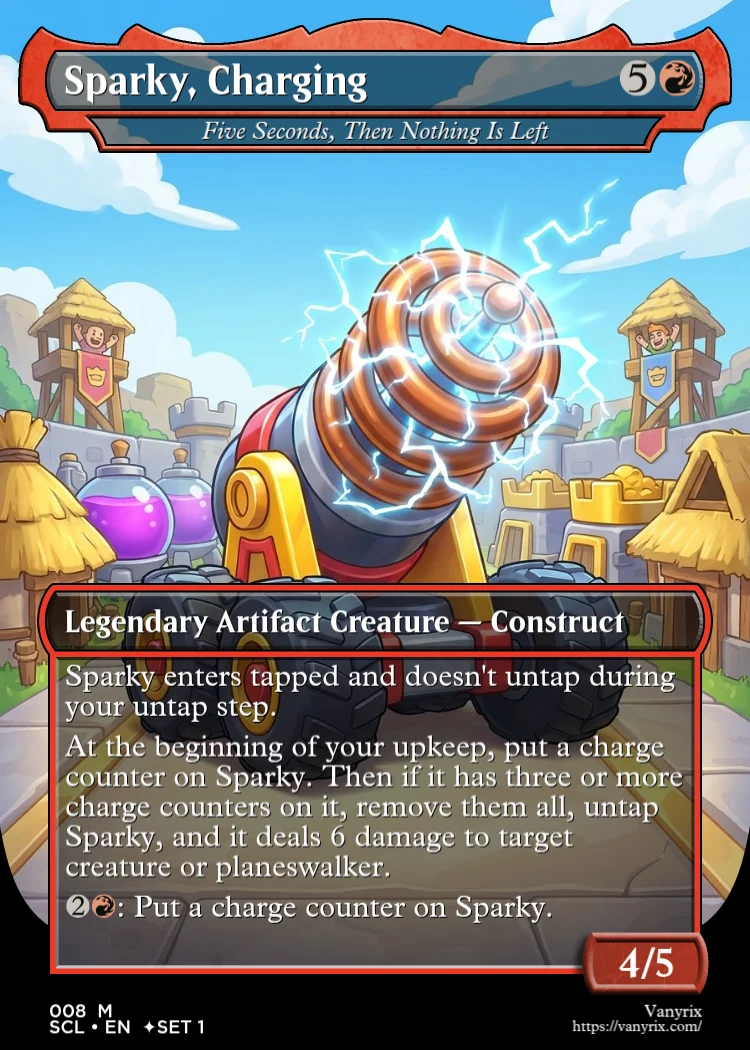 Sparky, Charging